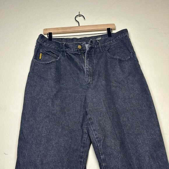 VTG AX Armani Exchange Designer Denim Jeans Pants Light Black Wash Men 32 Street - Picture 13 of 16
